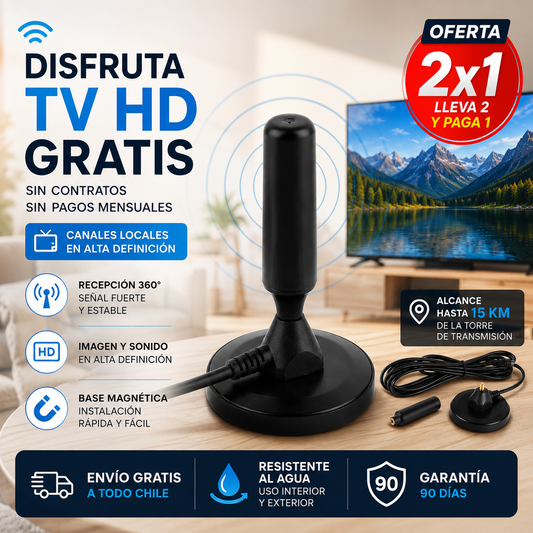 Antena Hd De Television Digital Smart Tv